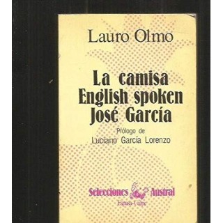 La camisa. English spoken. José García